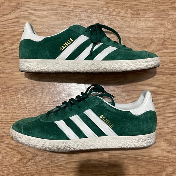 Green Adidas Gazelles - Picture 2 of 2